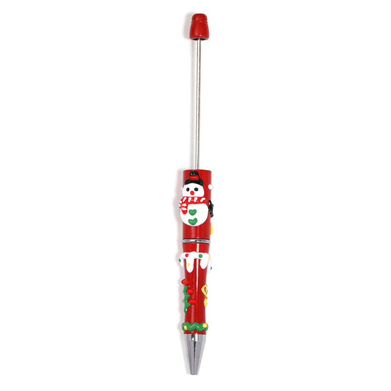 Wholesale 5pcs/pack Christmas cartoon bead pen